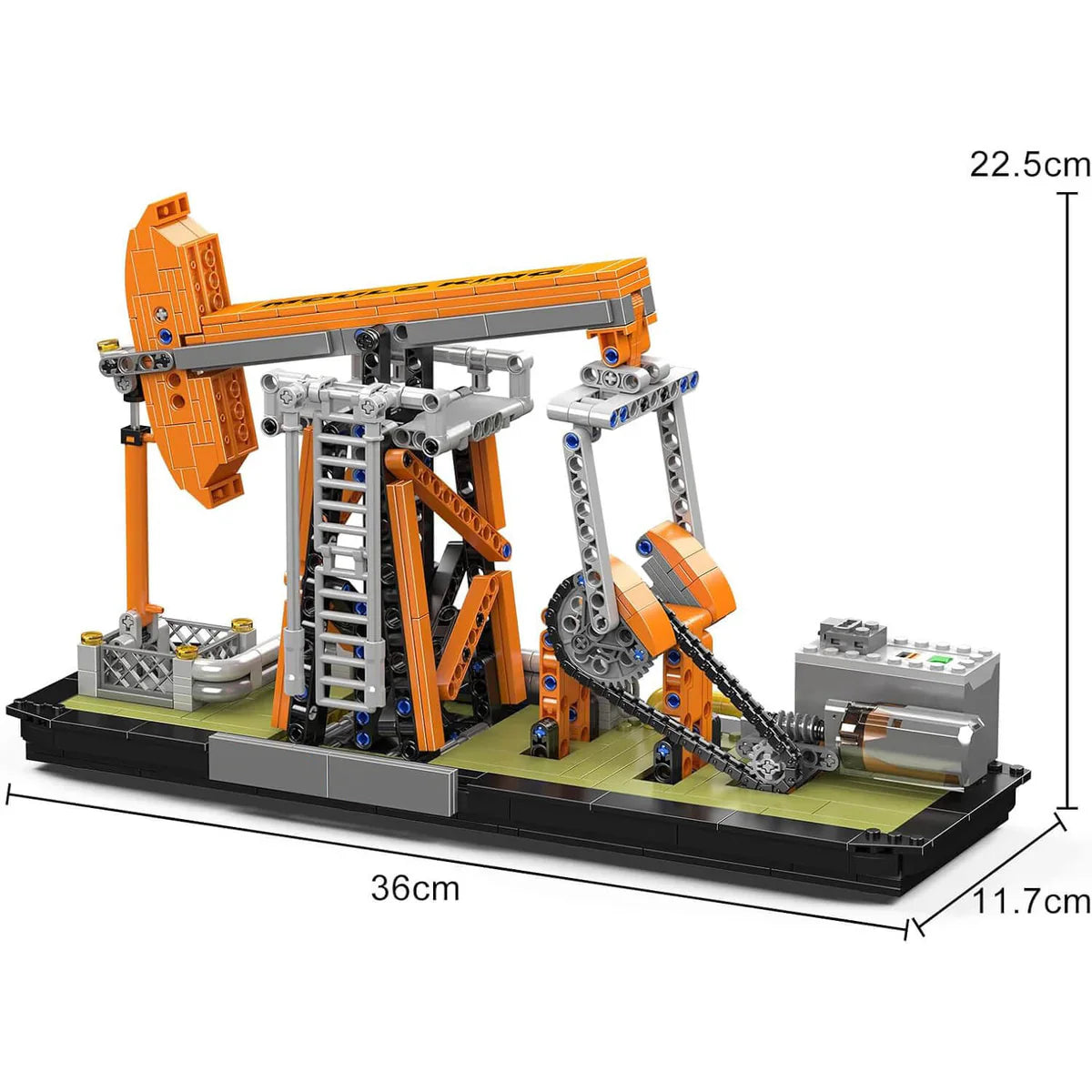 Motorised Mechanical Oil Rig | 840pcs