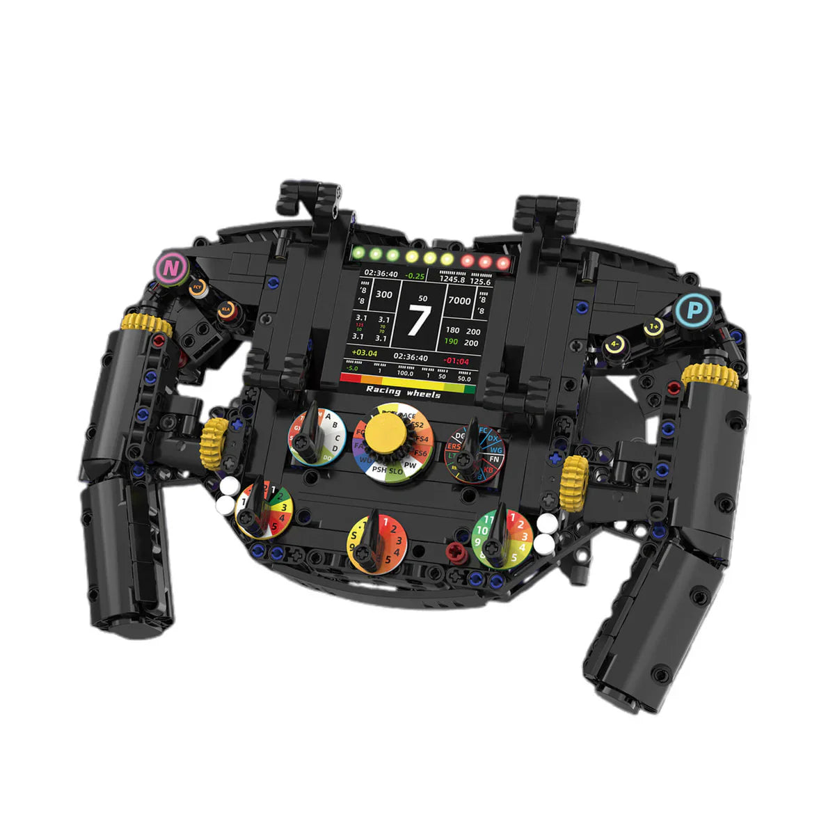 1:1 Grand Prix Steering Wheel | 834pcs | Block World