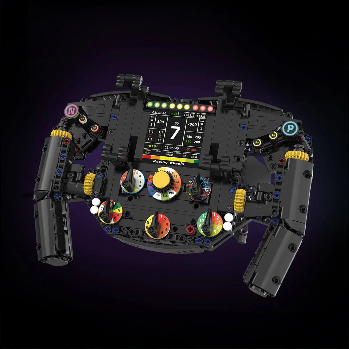 1:1 Grand Prix Steering Wheel | 834pcs | Block World