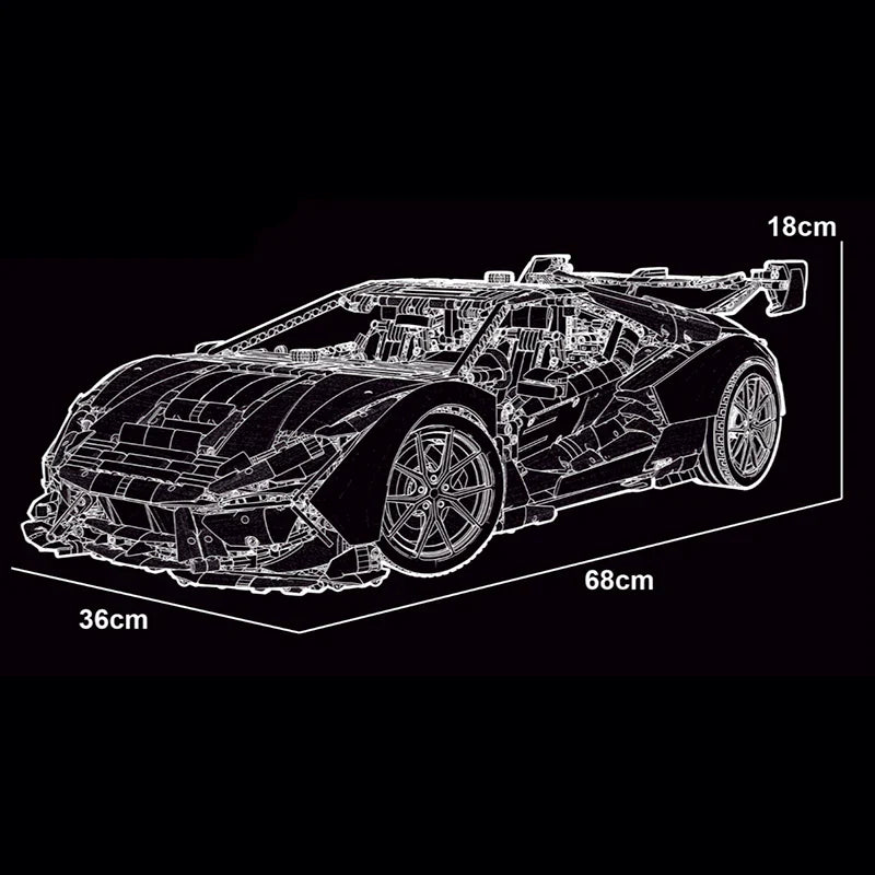 The Largest Ever Car Model | 6627pcs