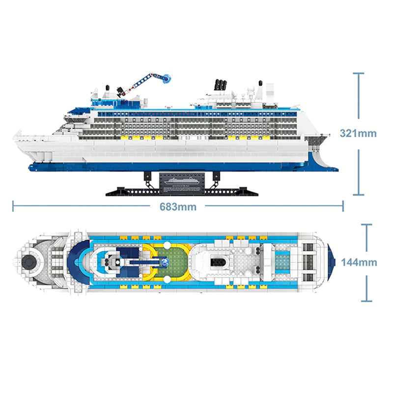Cruise Liner | 2427pcs | Block World