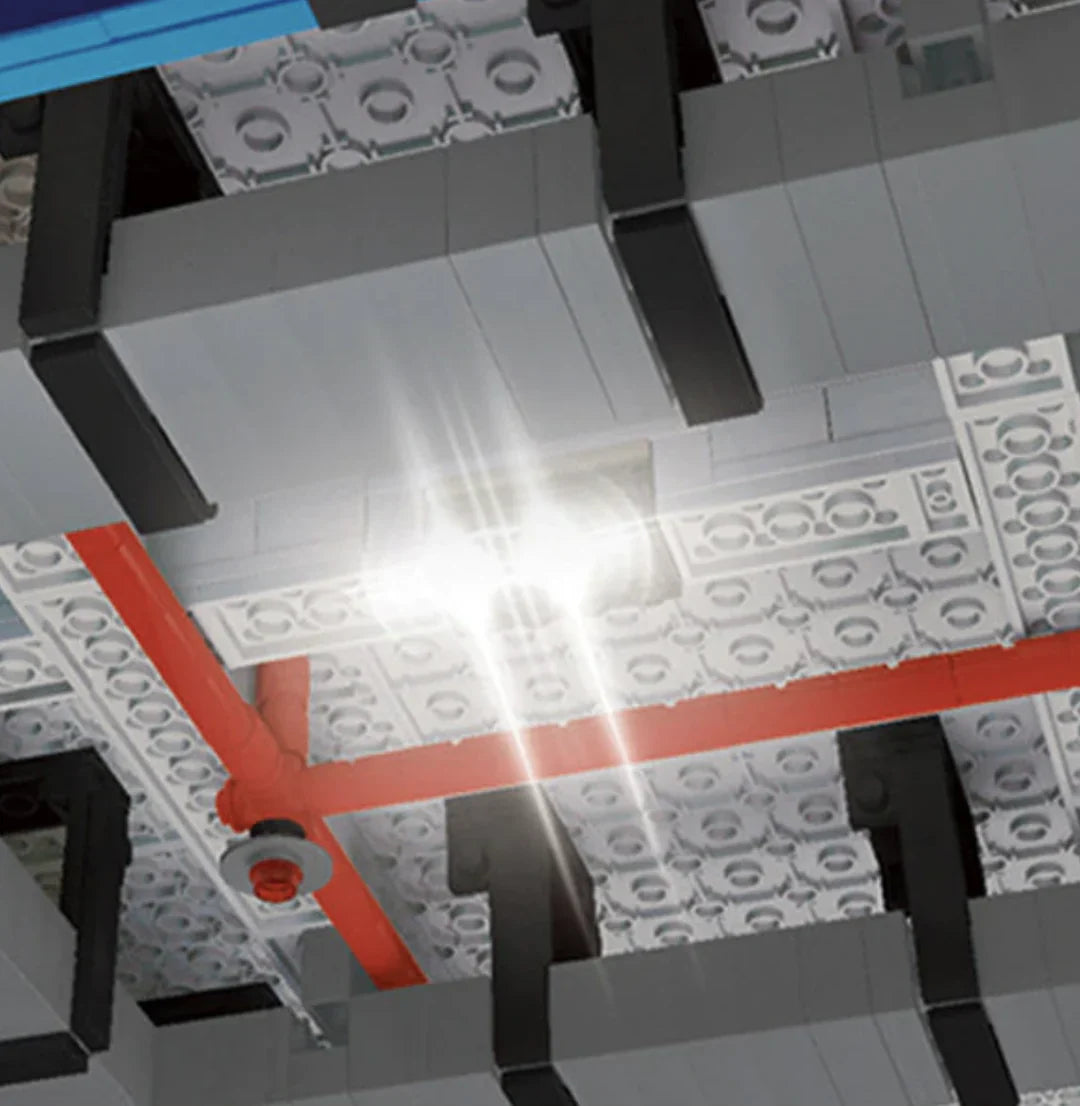 1:8 Scale Car Park | 2436pcs | Block World