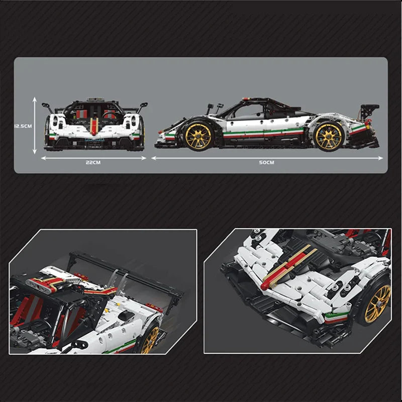 Pagani Zonda R | 2298pcs