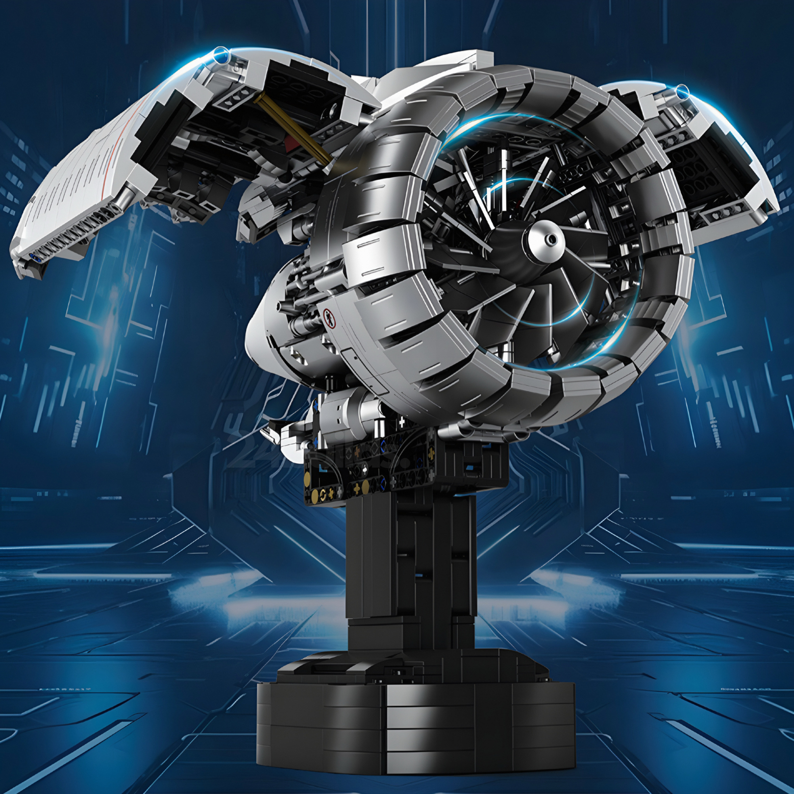 Aircraft Jet Turbine | 1786pcs | Block World