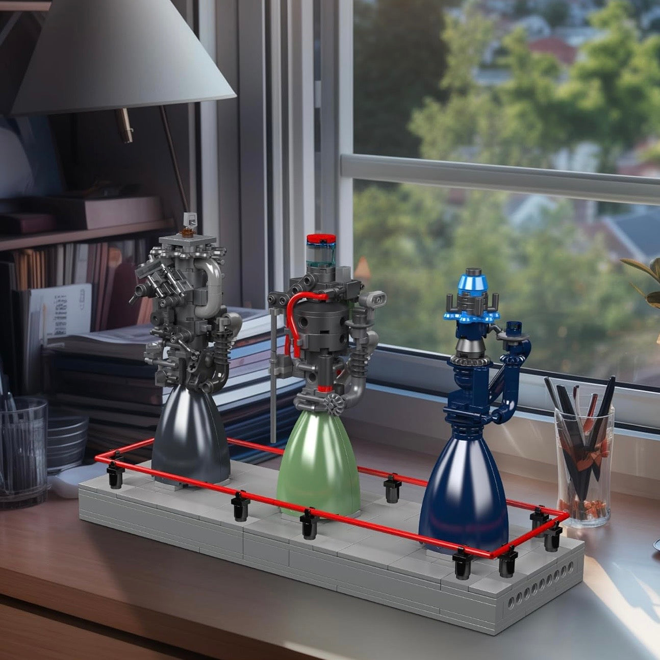 Methalox Rocket Engine Showcase | 496pcs