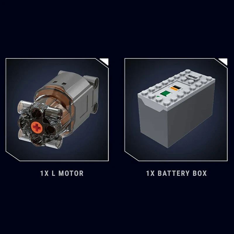 Motorised V8 Engine | 534pcs