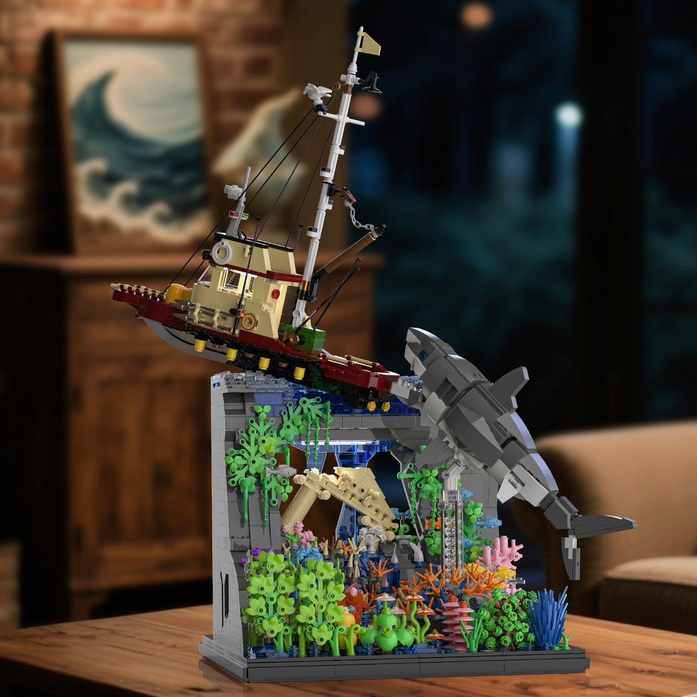 Giant Shark Attack | 2934pcs | Block World