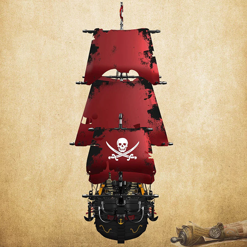 18th Century Pirate Ship | 3138pcs | Block World