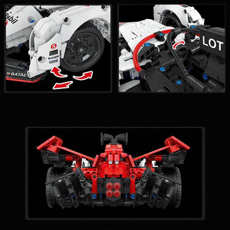 Gen 2 Electric Single Seater Race Car | 1628pc | Block World