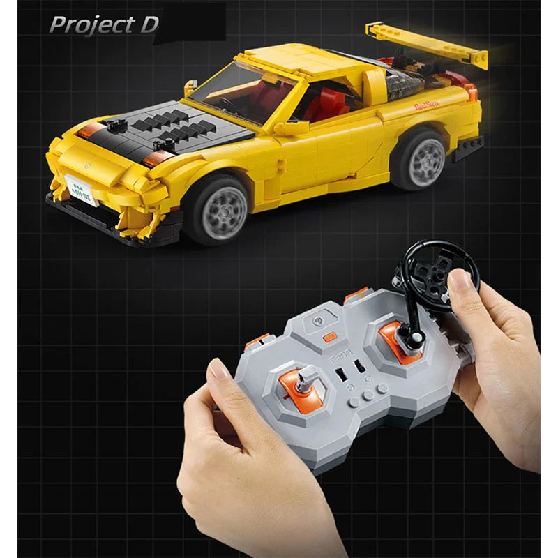 Initial D FD3S RX-7 | 1655pcs | Block World