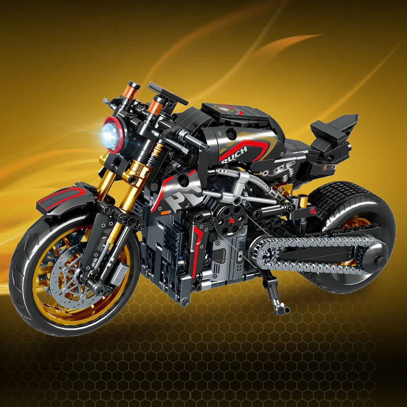 Devil Carbon Sports Bike | 771pcs | Block World
