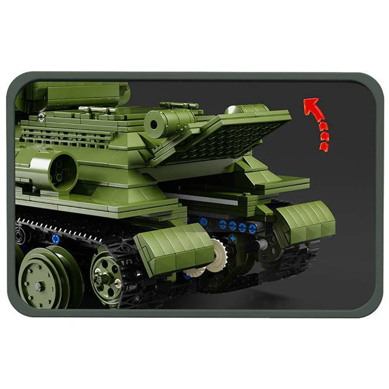 Remote Controlled T34 Tank | 2052pcs