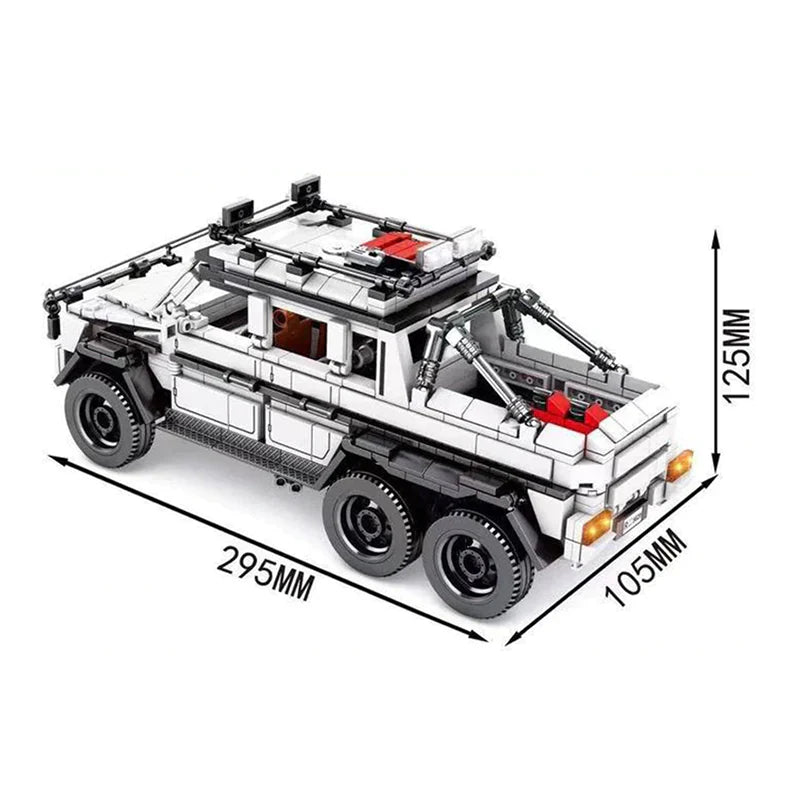 6x6 German Off Roader | 858pcs | Block World