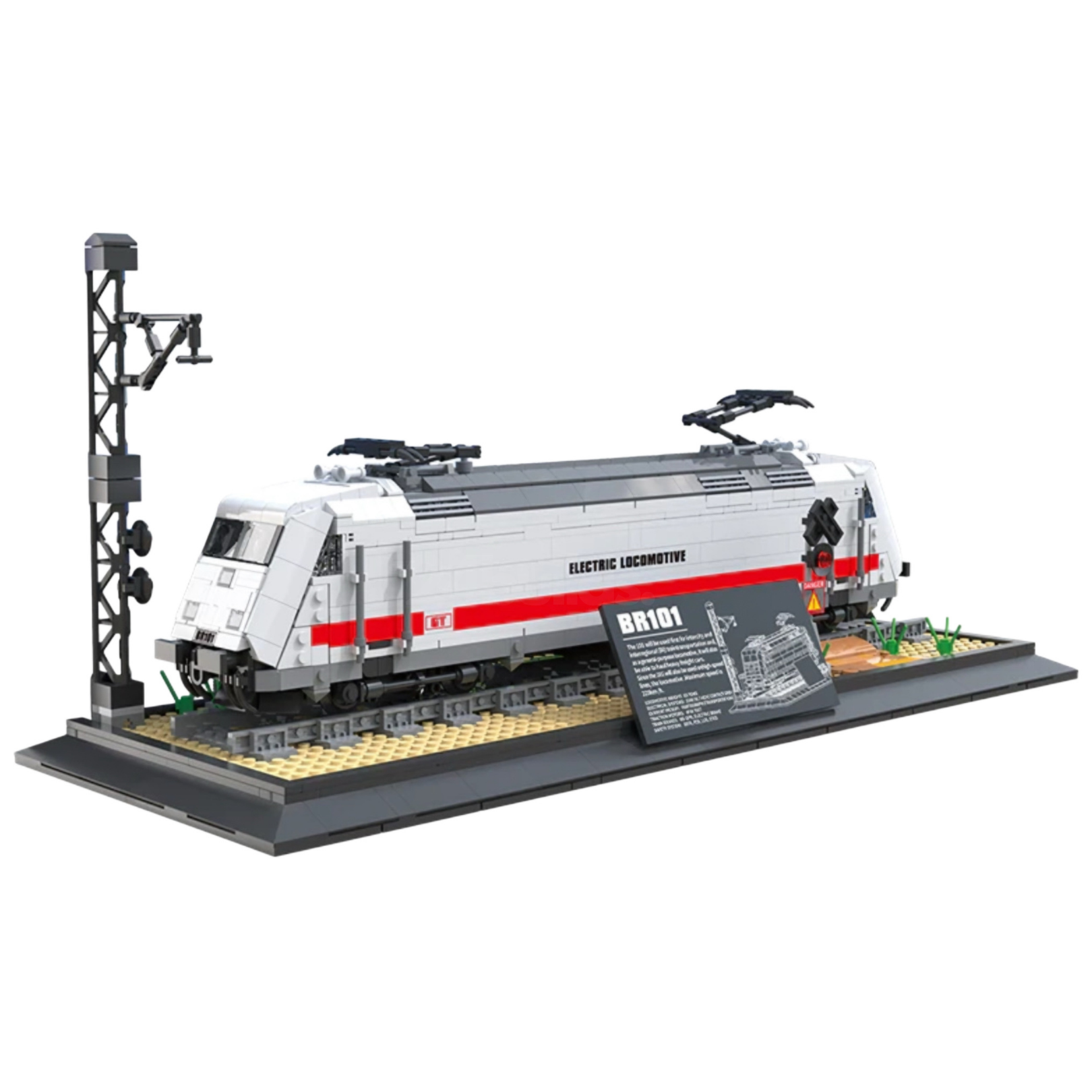 German Express Locomotive BR101 | 1928pcs | Block World