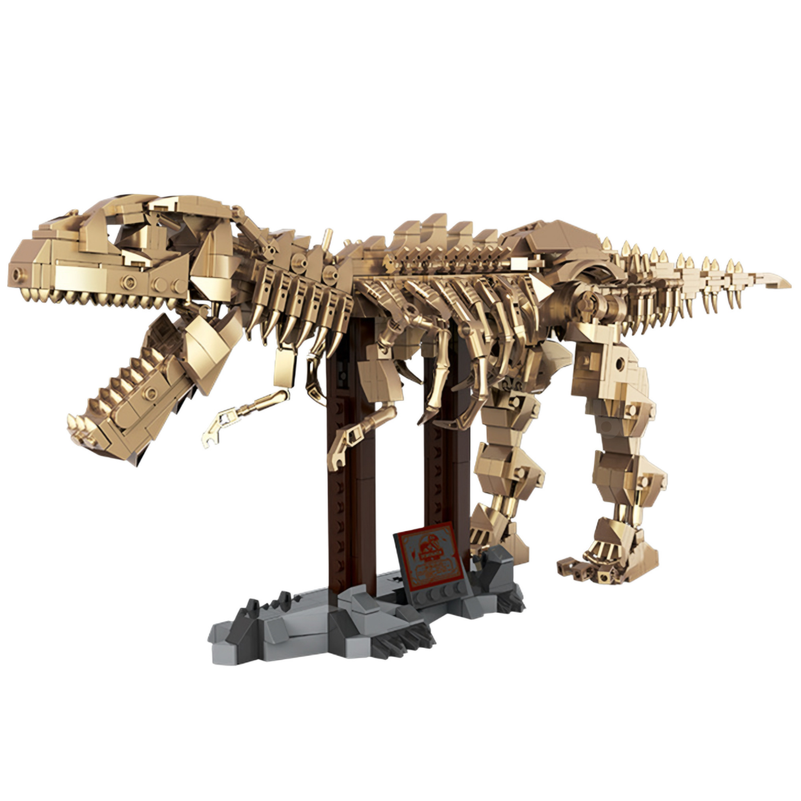 Gold Edition T-Rex | 864pcs | Block World