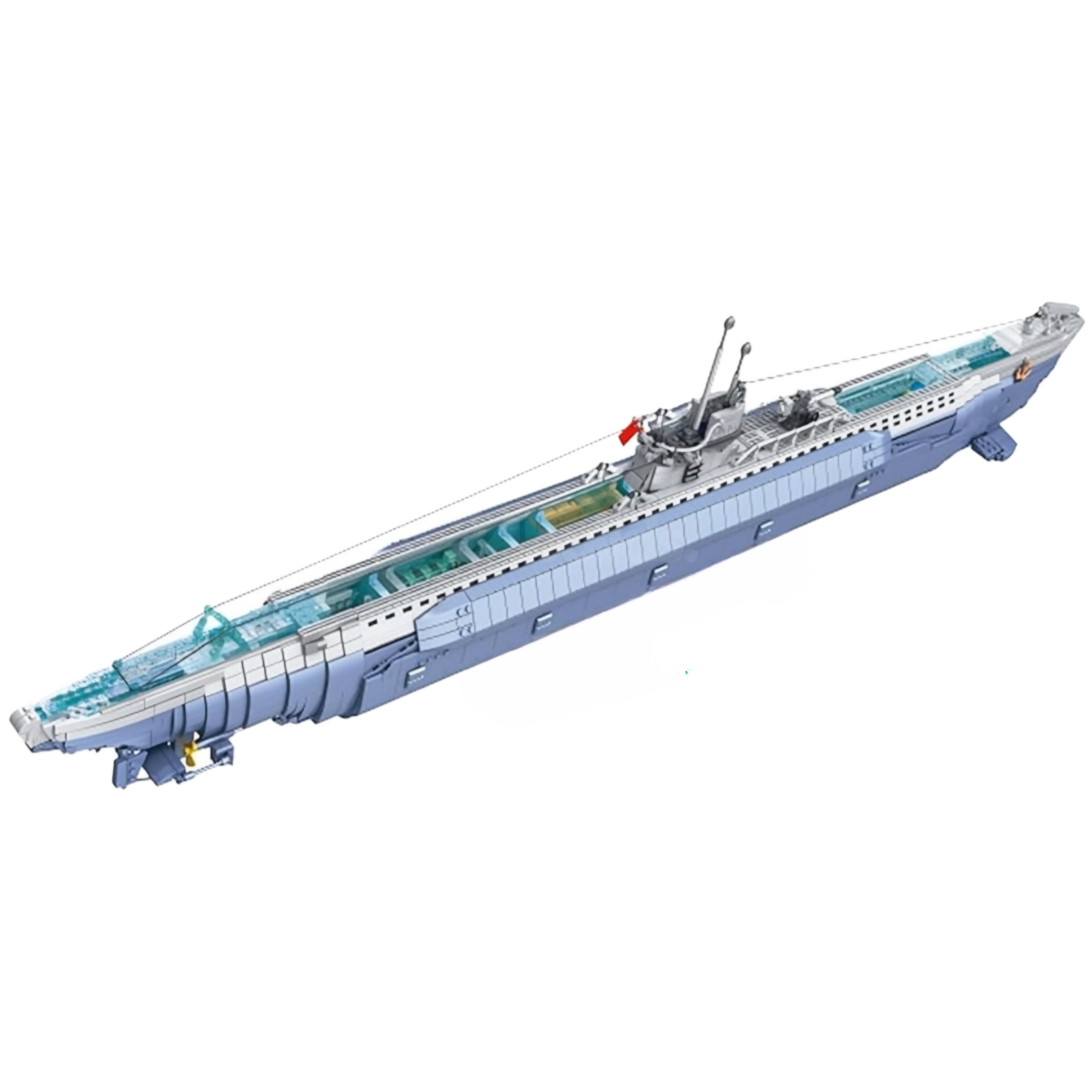 Viic U-552 Submarine | 6172pcs