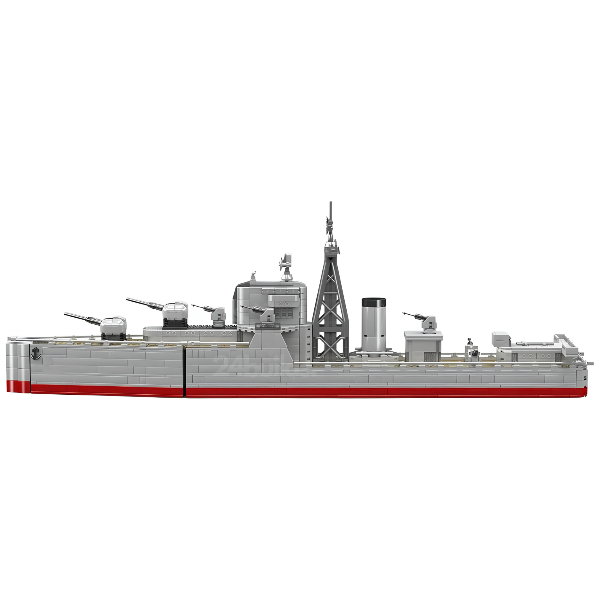 Atlantic-Class Naval Destroyer | 1816pcs | Block World