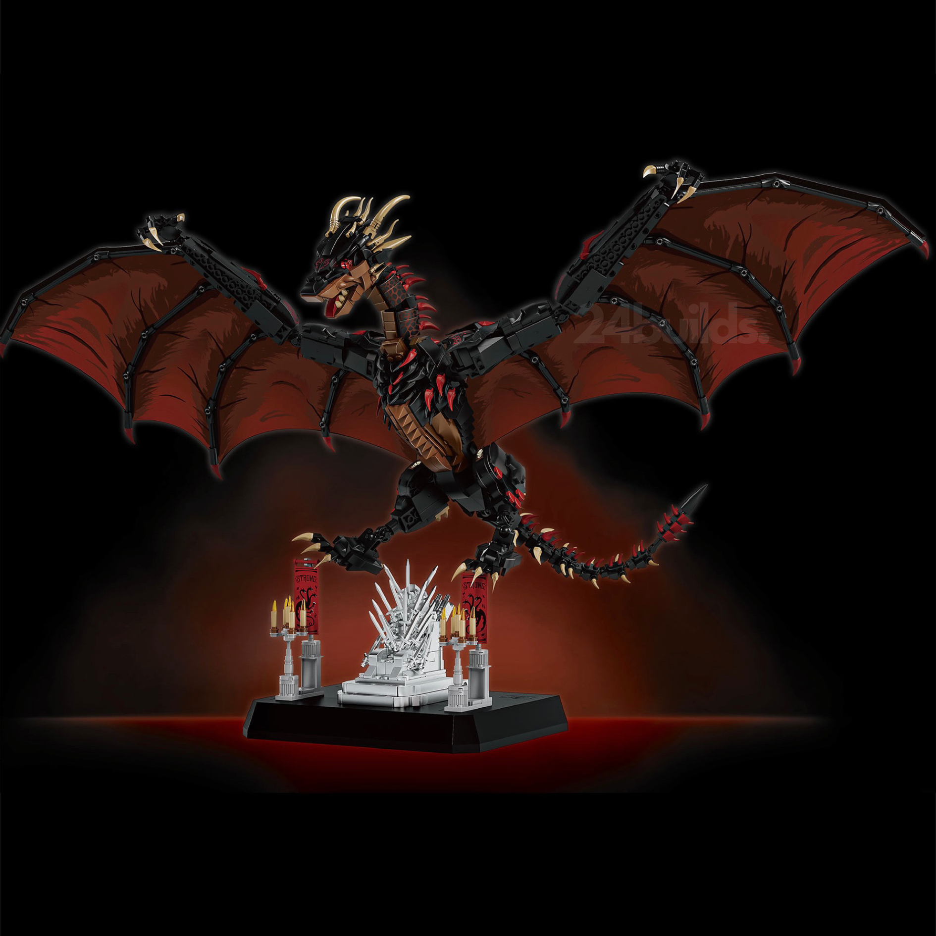 Crimson Dragon | 1690pcs | Block World