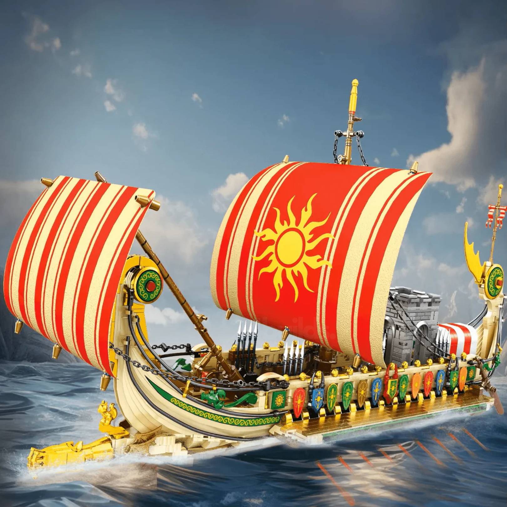 Greek Warship | 2982pcs | Block World
