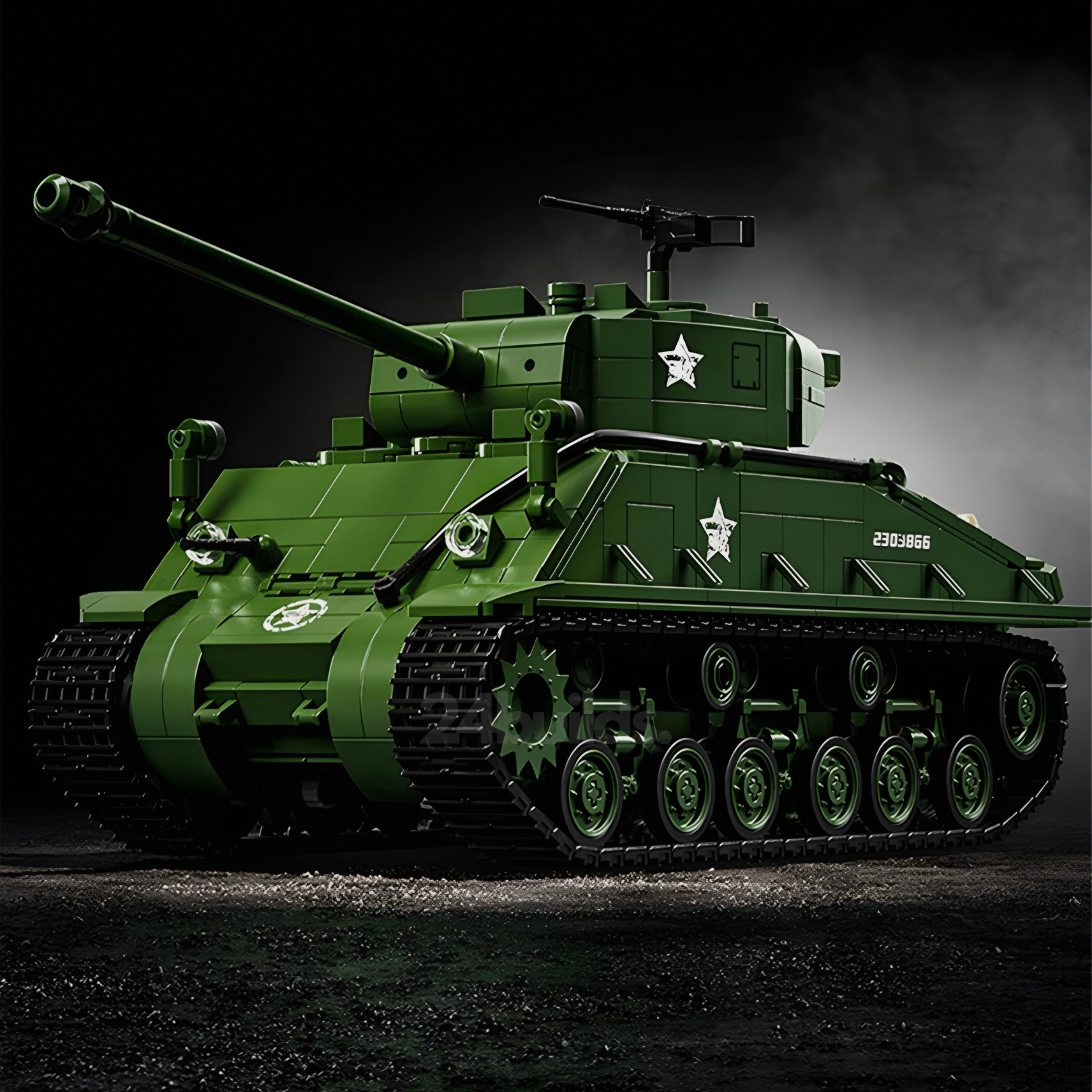 M4 Sherman Tank | 1682pcs