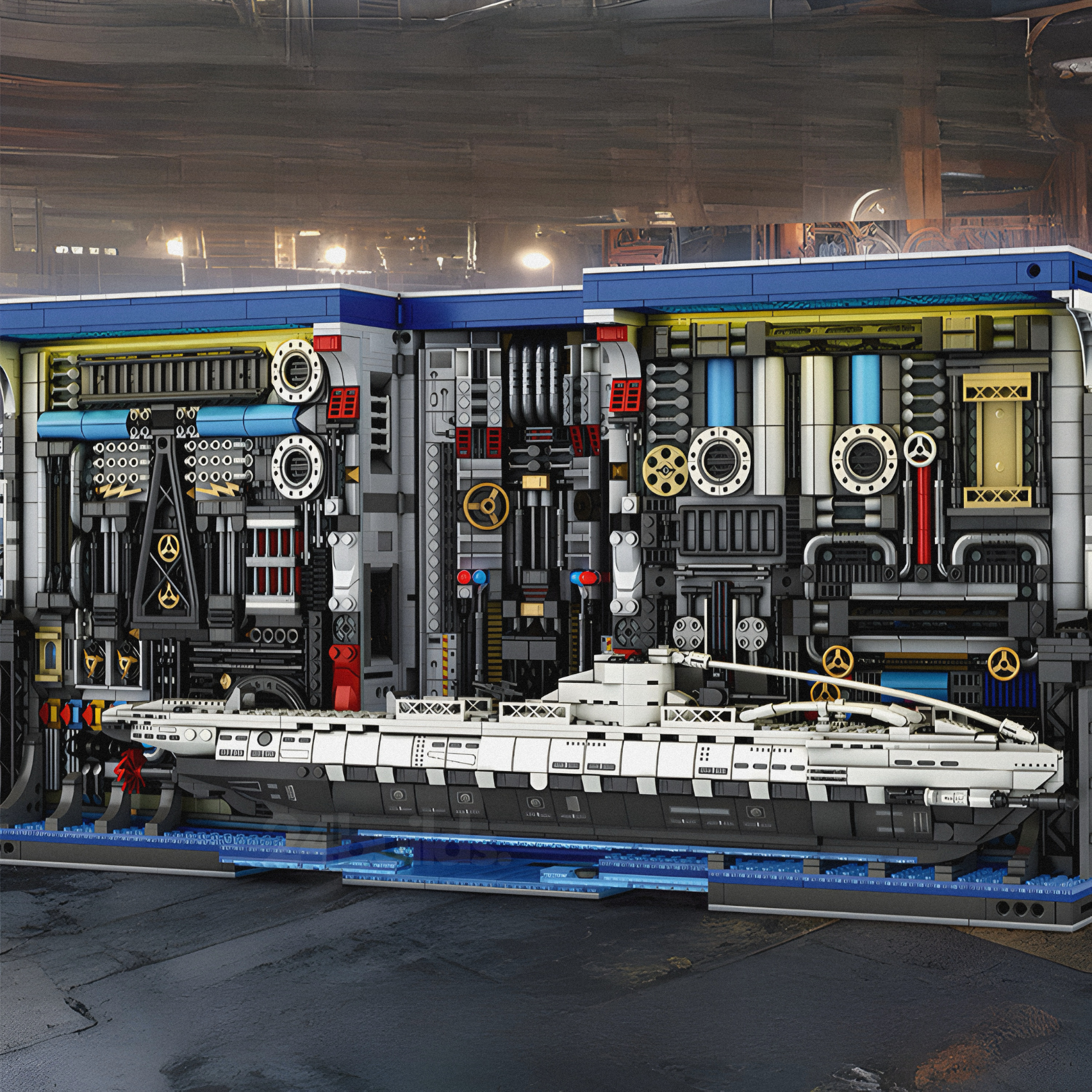 The Submarine Factory | 3466pcs