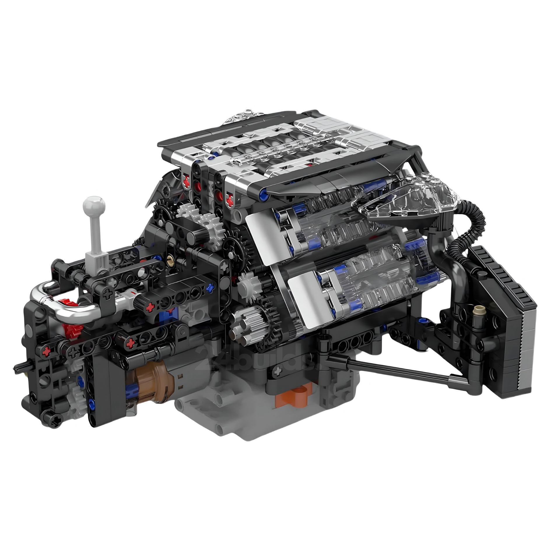 Twin Turbo W12 German Engine | 872pcs