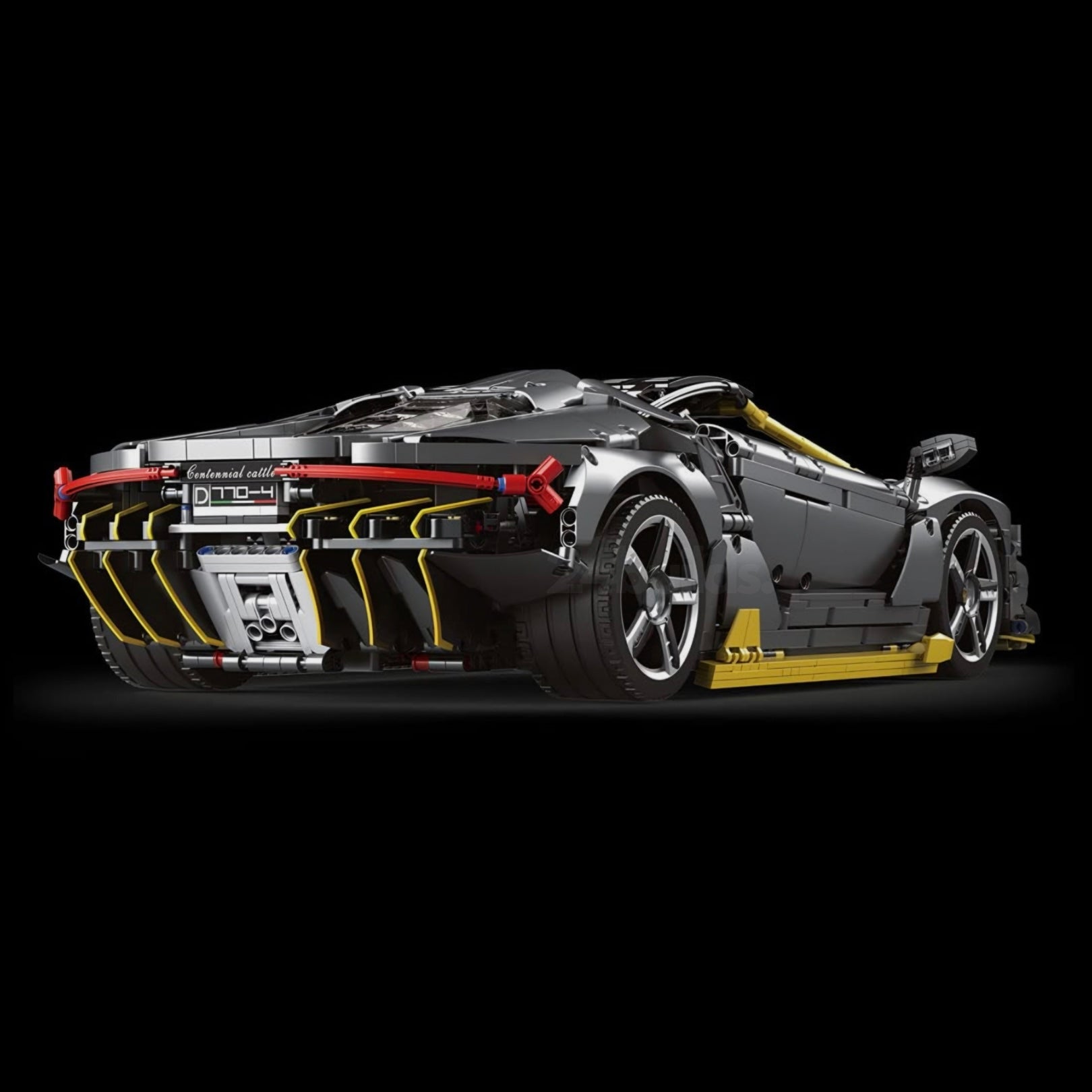 Black Edition Italian V12 Supercar | 3844pcs | Block World