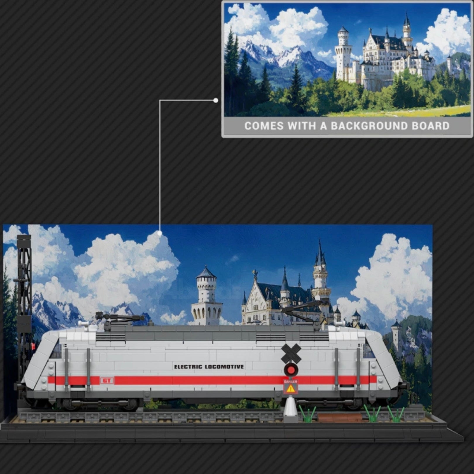 German Express Locomotive BR101 | 1928pcs | Block World