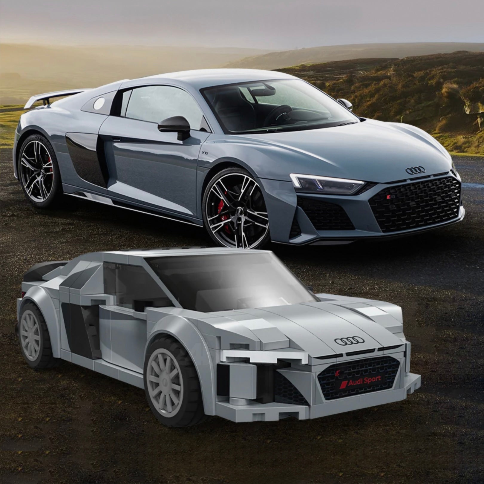 Audi R8 Coupe | 204pcs | Block World