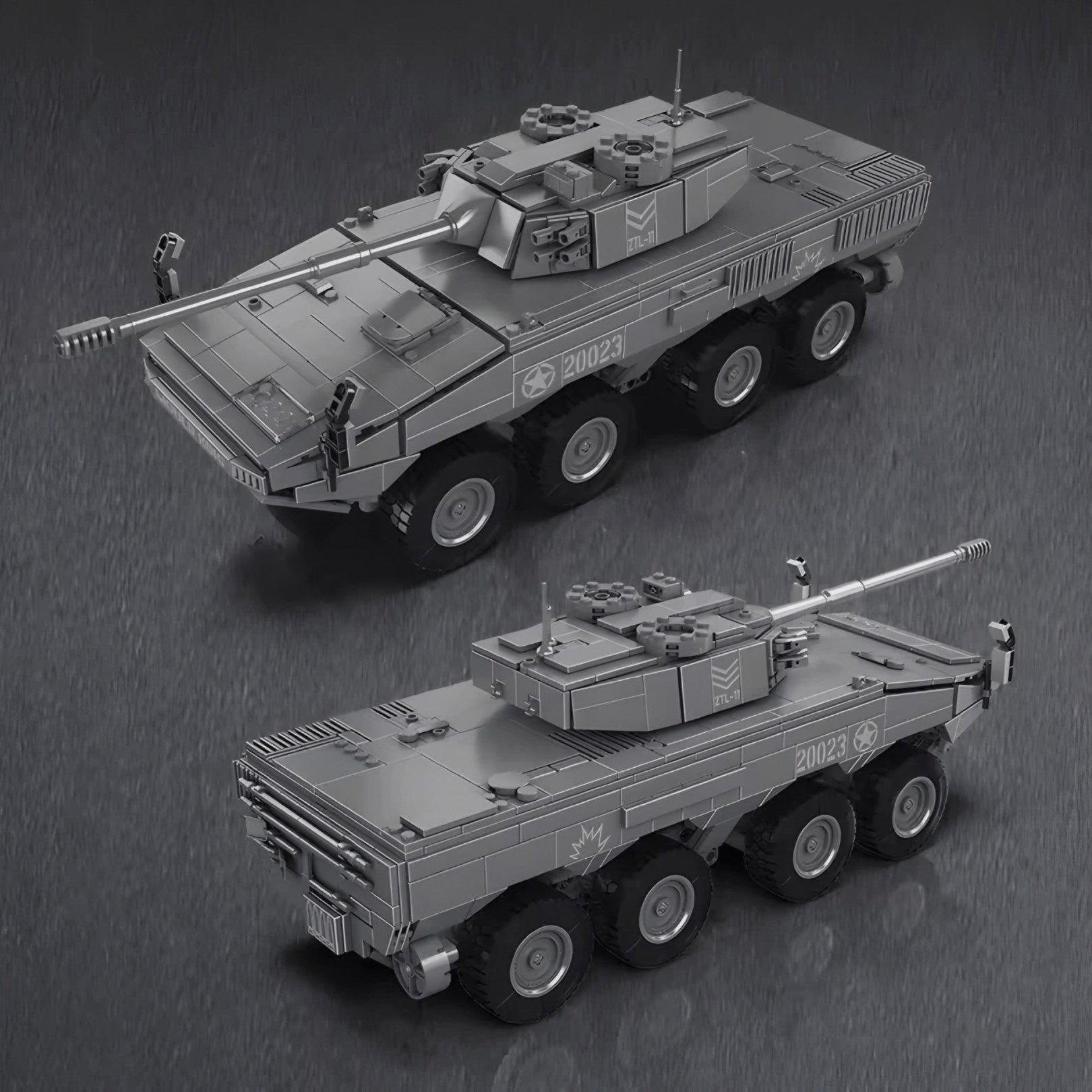 Remote Controlled Ztl-11 Tank | 1292pcs