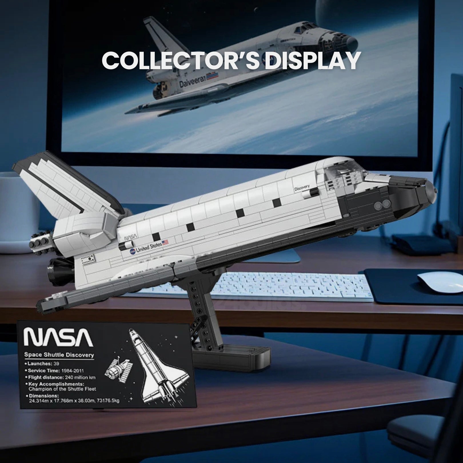 Nasa Space Shuttle Discovery | 1826pcs