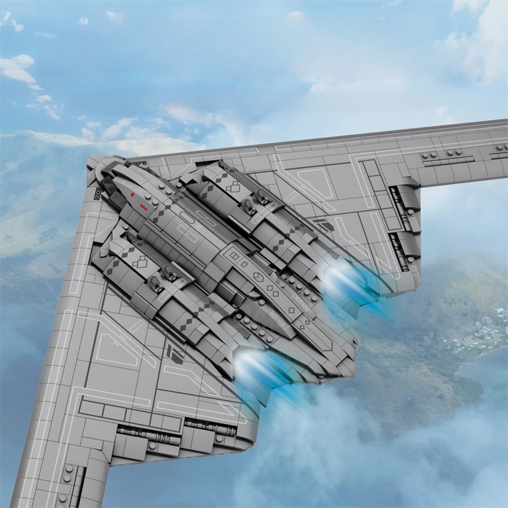 B2 Strategic Bomber | 2064pcs | Block World