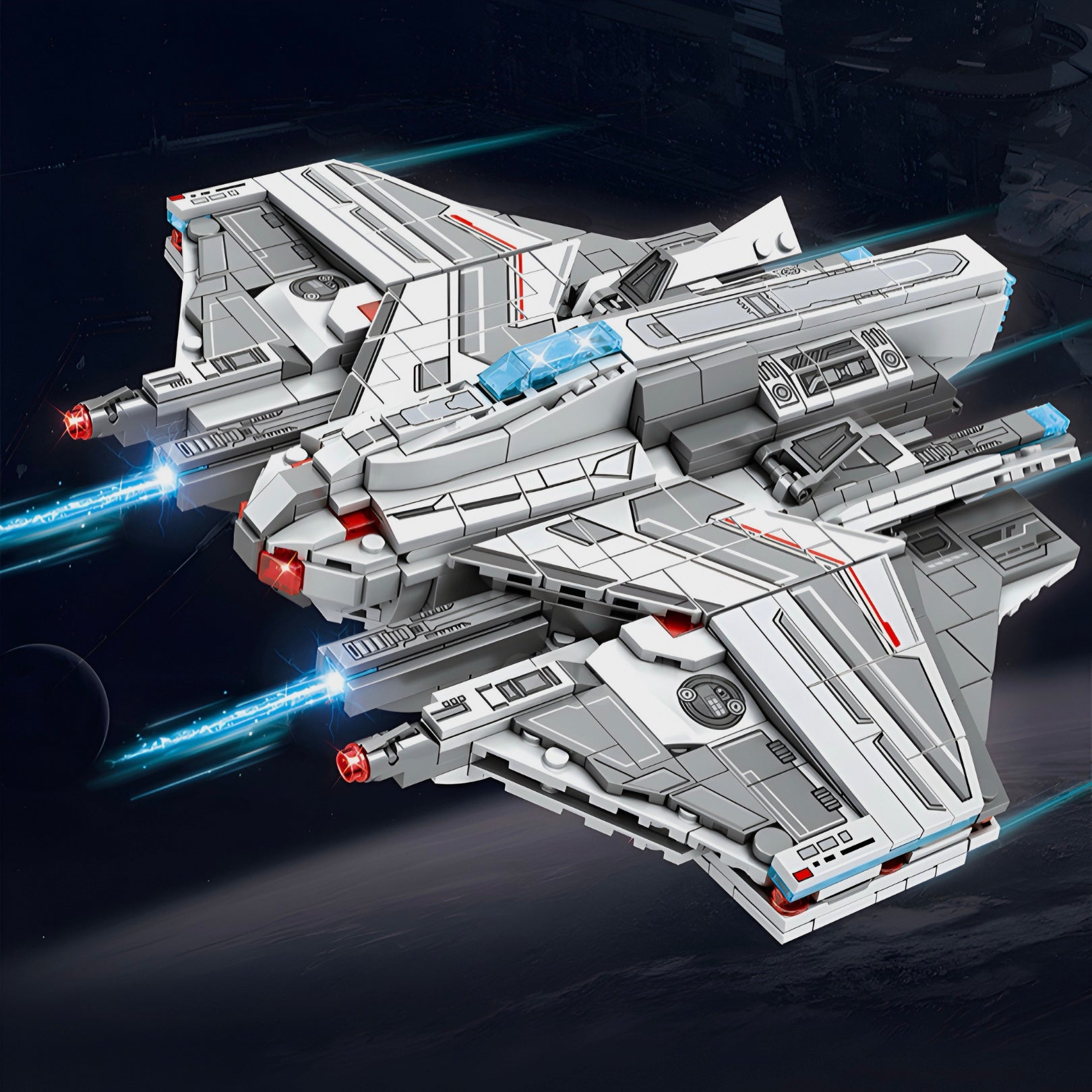 Intergalactic Strike Warship | 862pcs | Block World