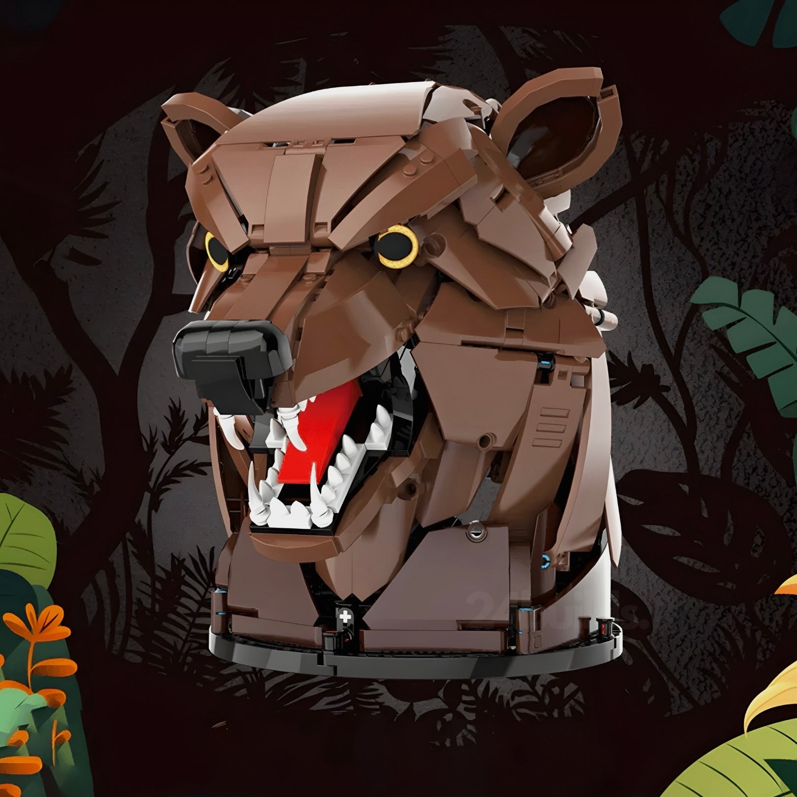 Bear Head | 1006pcs | Block World
