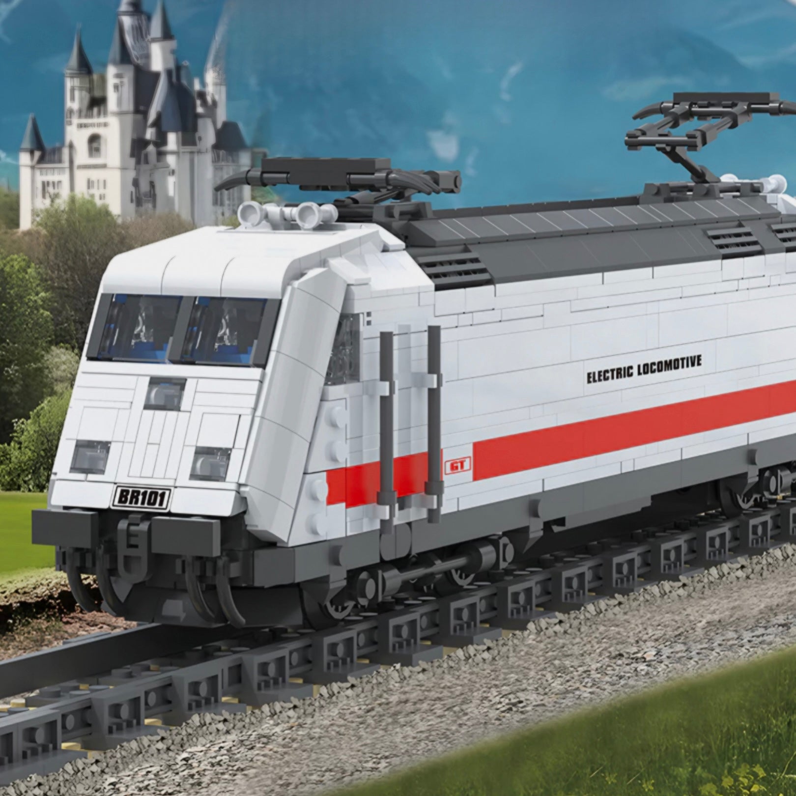 German Express Locomotive BR101 | 1928pcs | Block World