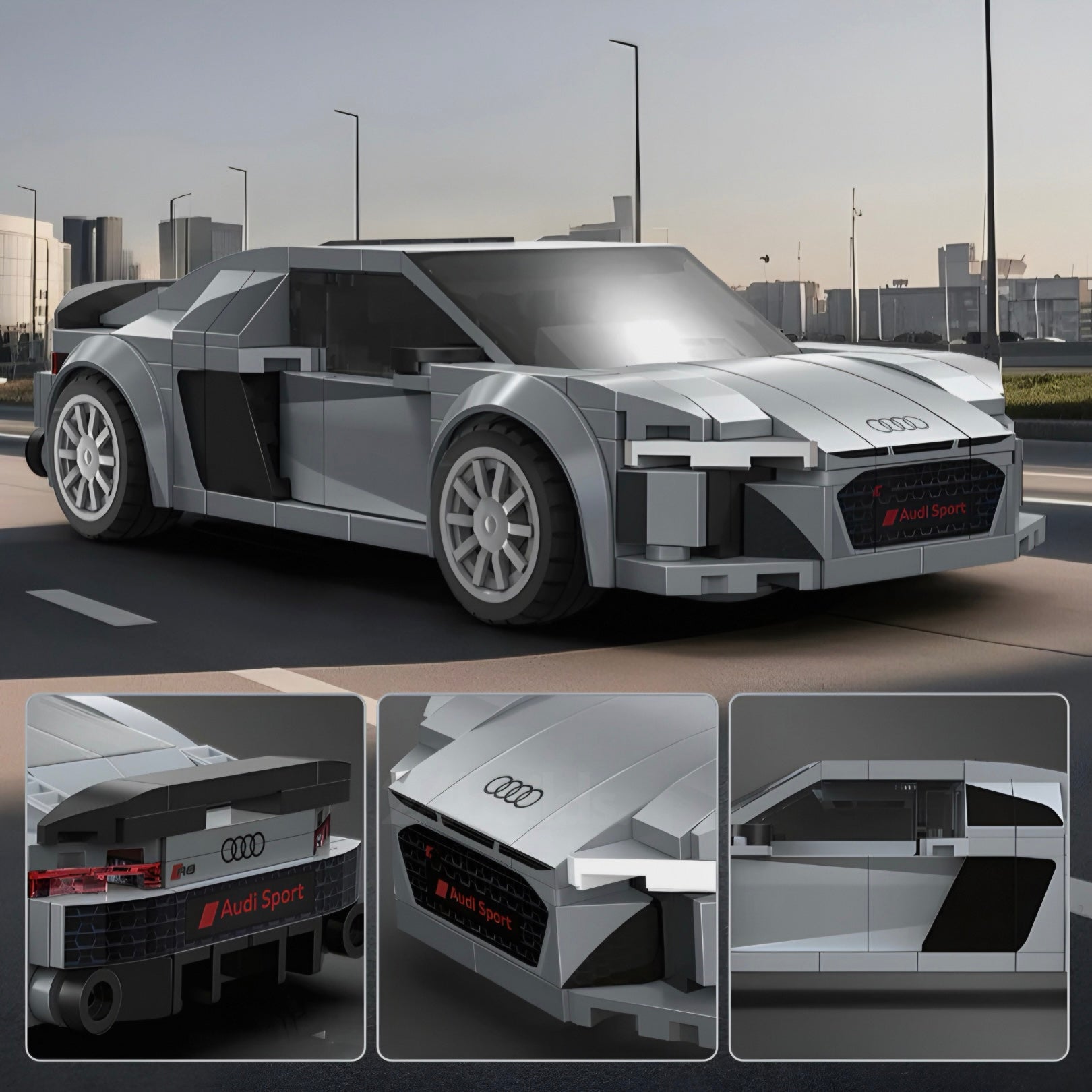 Audi R8 Coupe | 204pcs | Block World