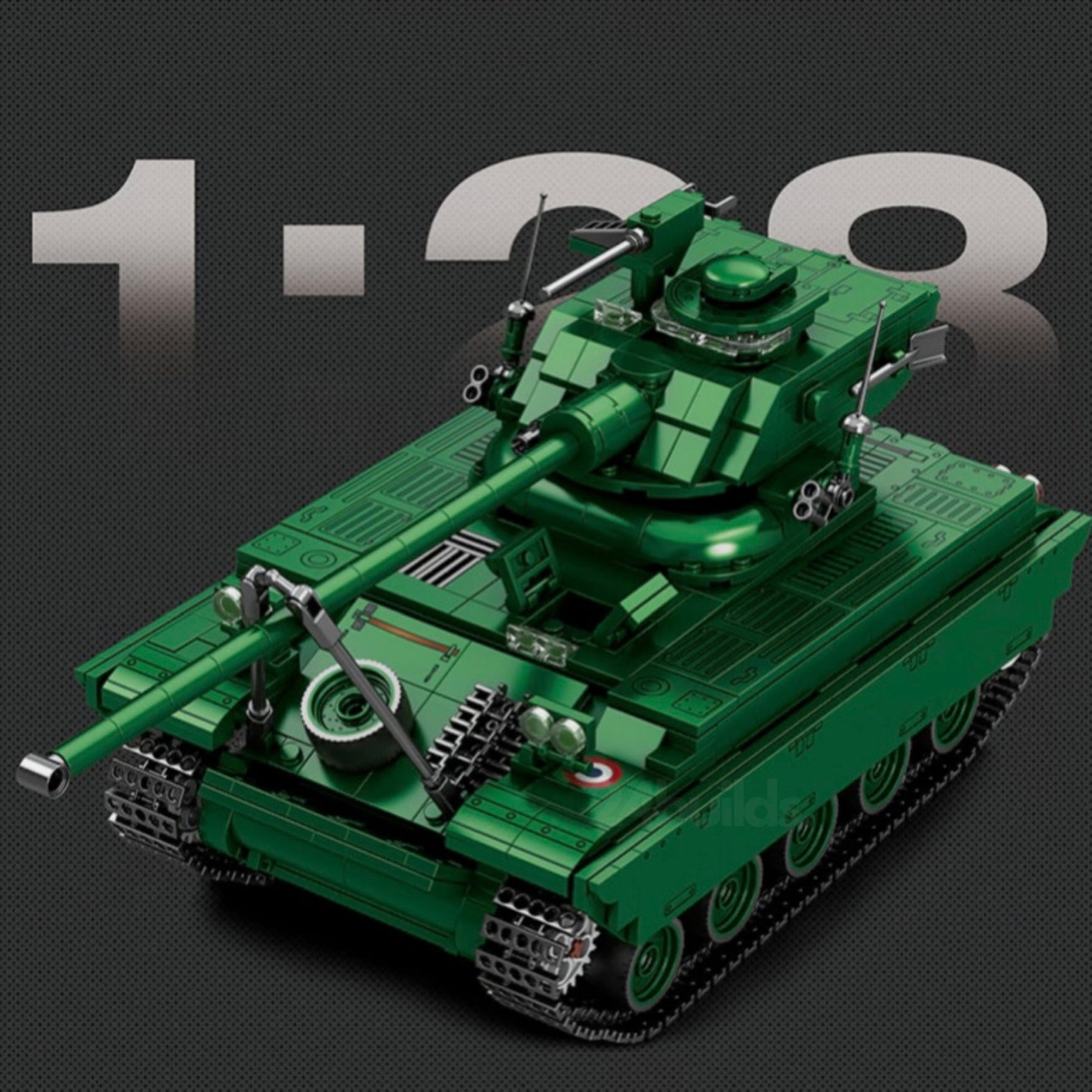 AMX-13 Light Tank | 1038pcs | Block World