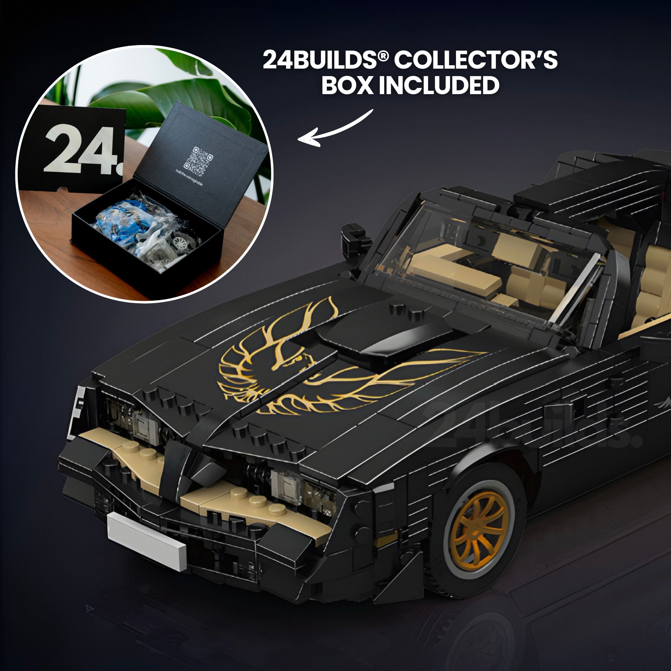 70s Convertible American Muscle | 1556pcs | Block World