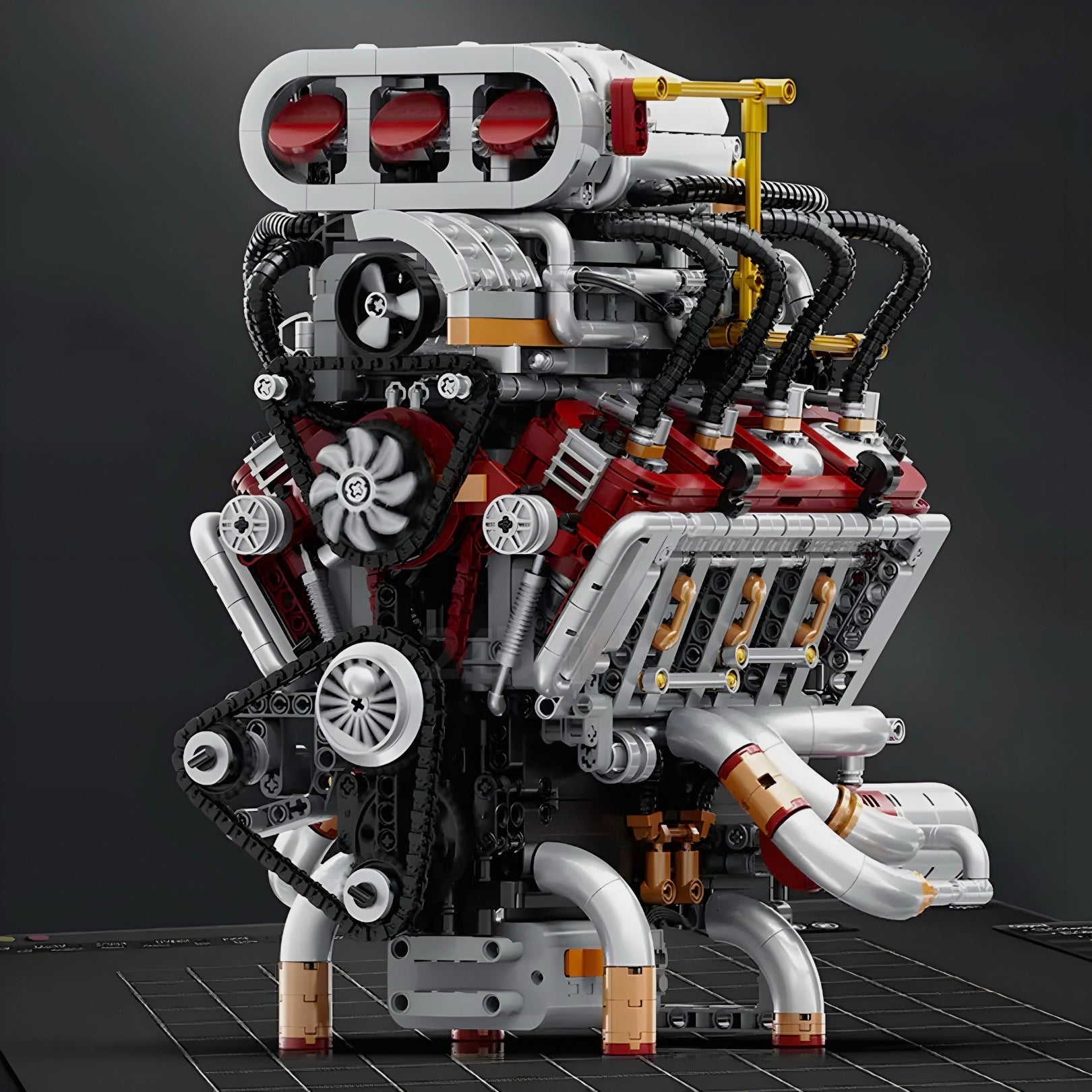 Supercharged V8 American Engine | 2348pcs