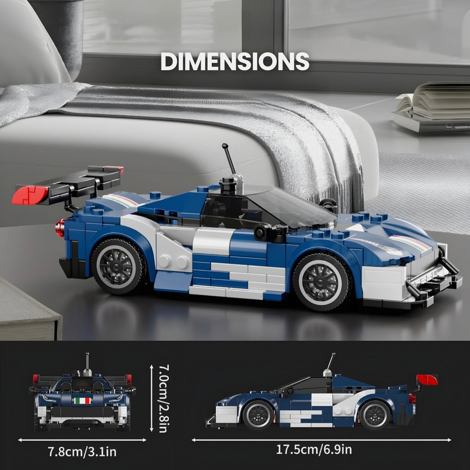 BlockWorld 488 GT3 | 412pcs