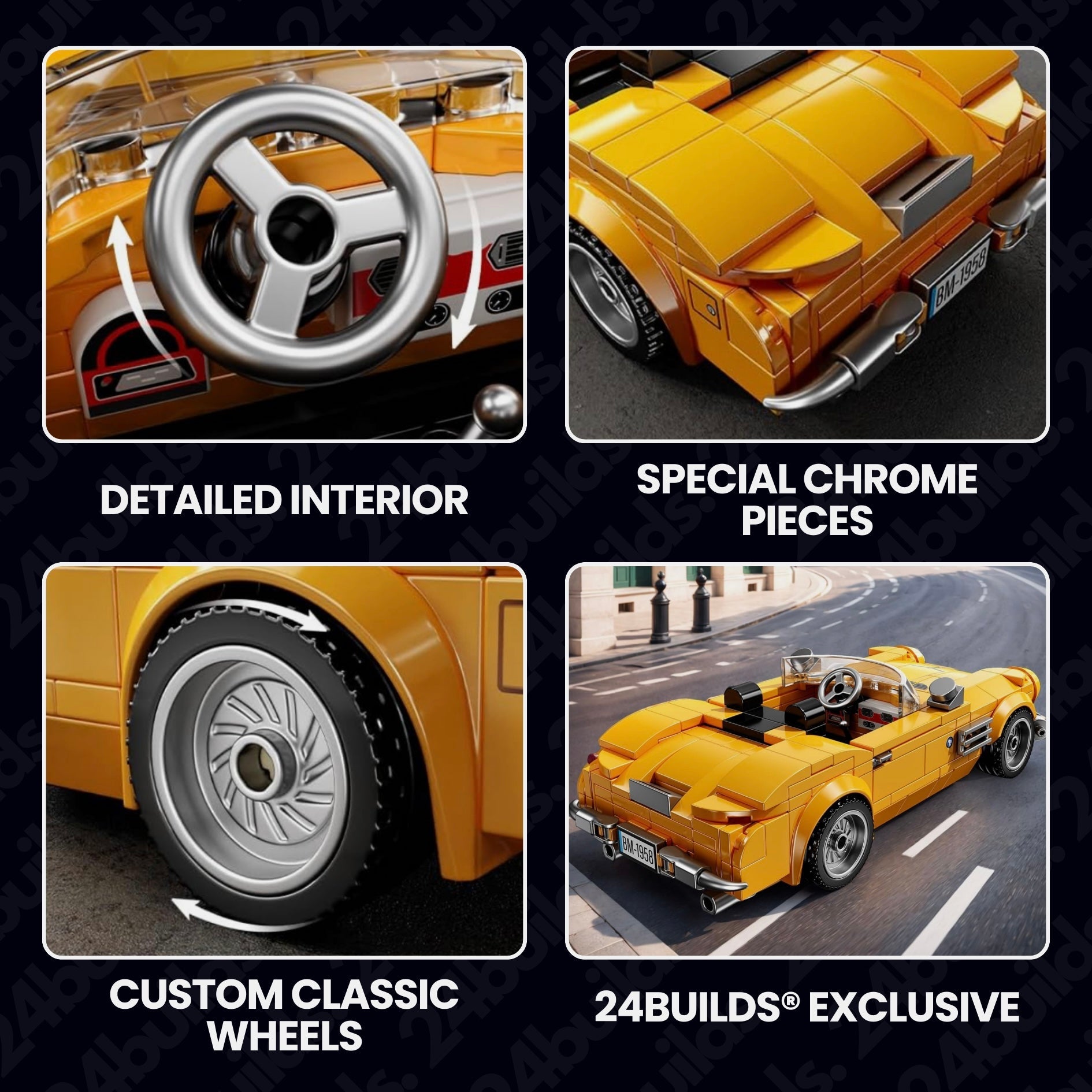 1956 Classic Convertible | 314pcs | Block World