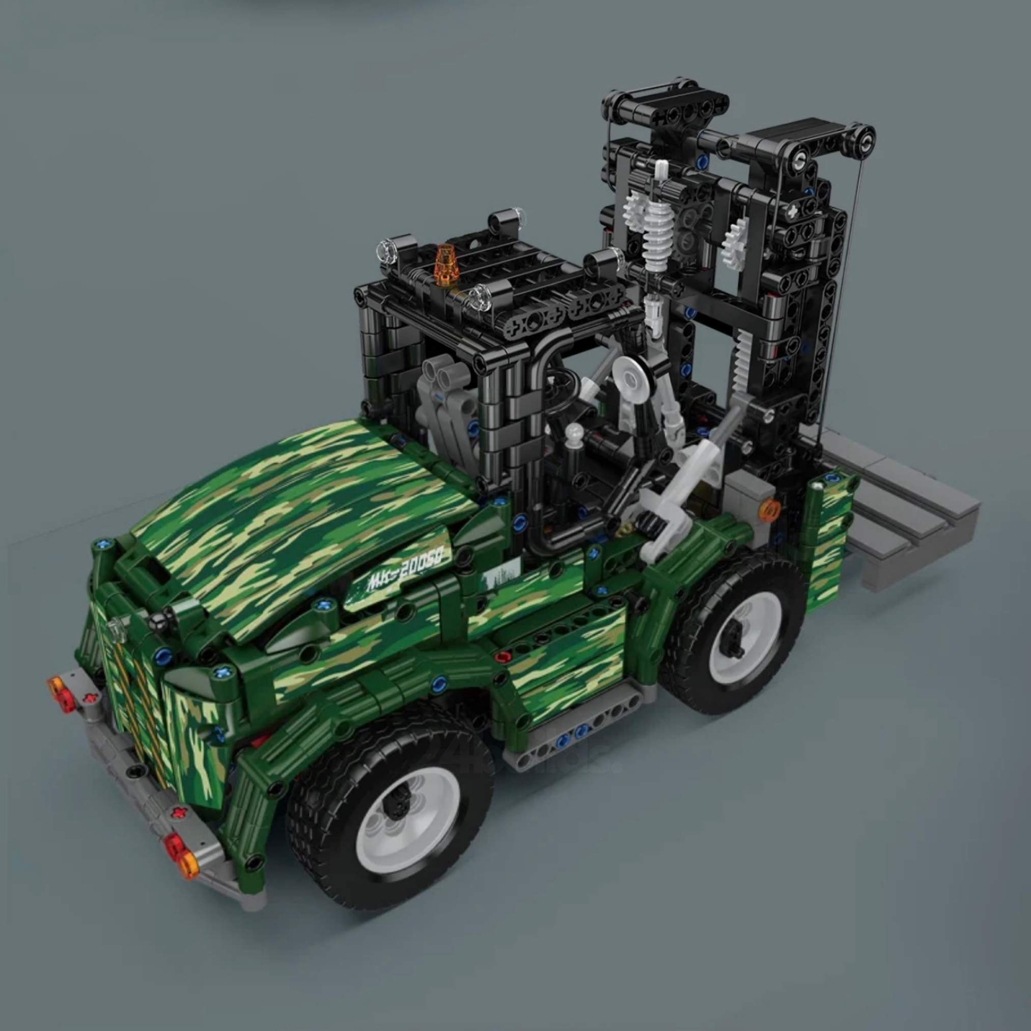 Heavy Duty Military Forklift | Block World