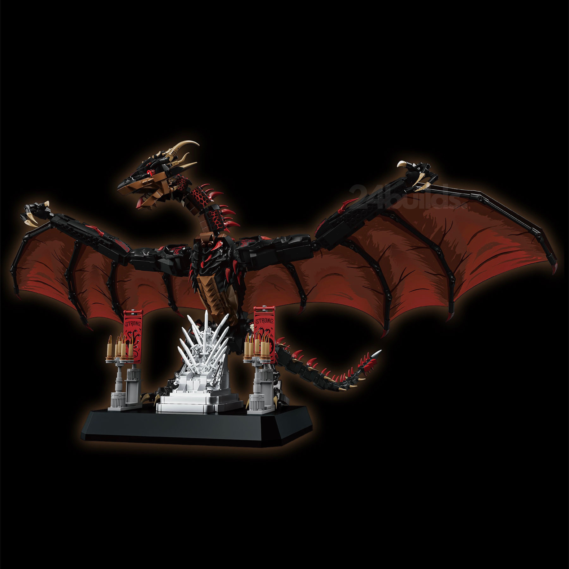 Crimson Dragon | 1690pcs | Block World