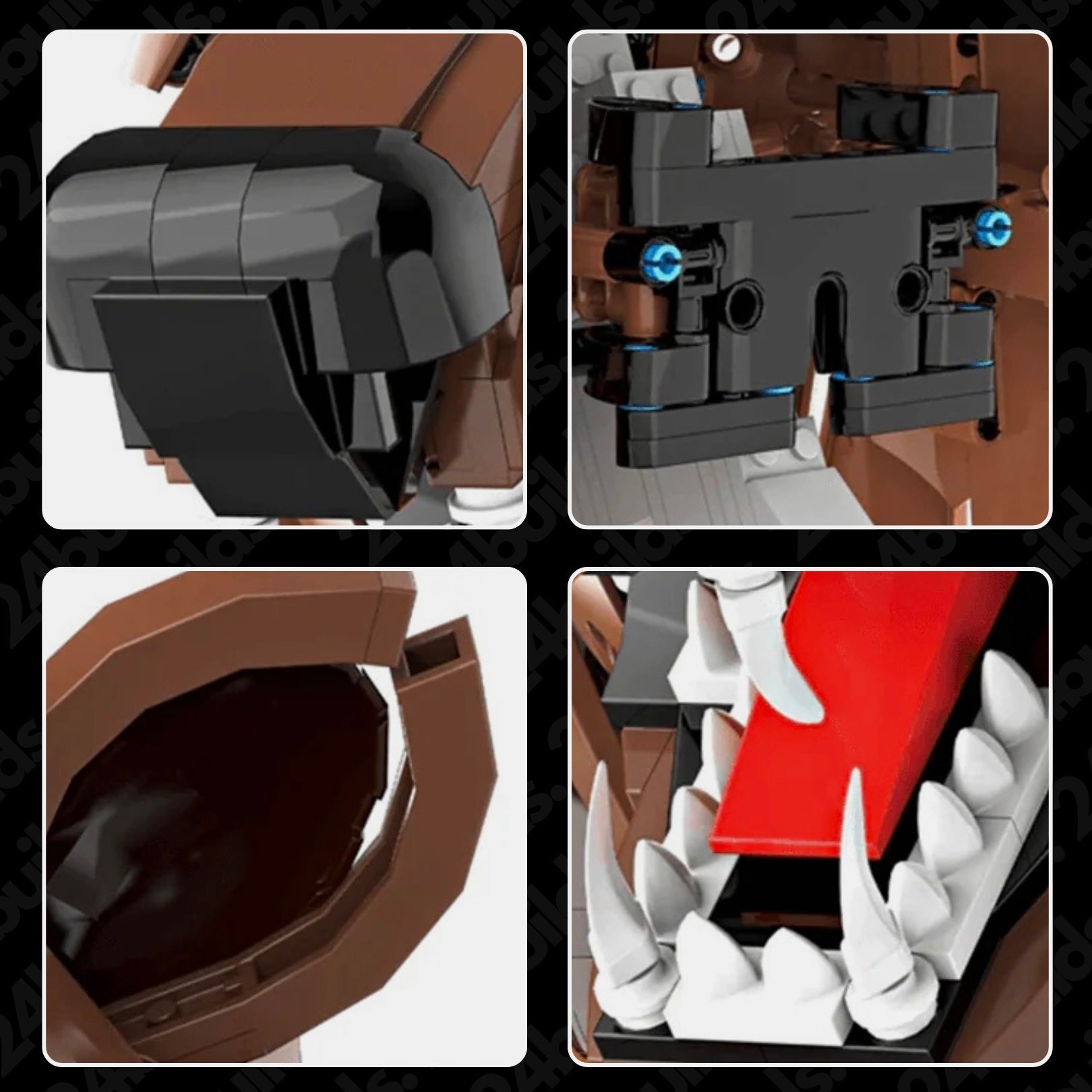 Bear Head | 1006pcs | Block World