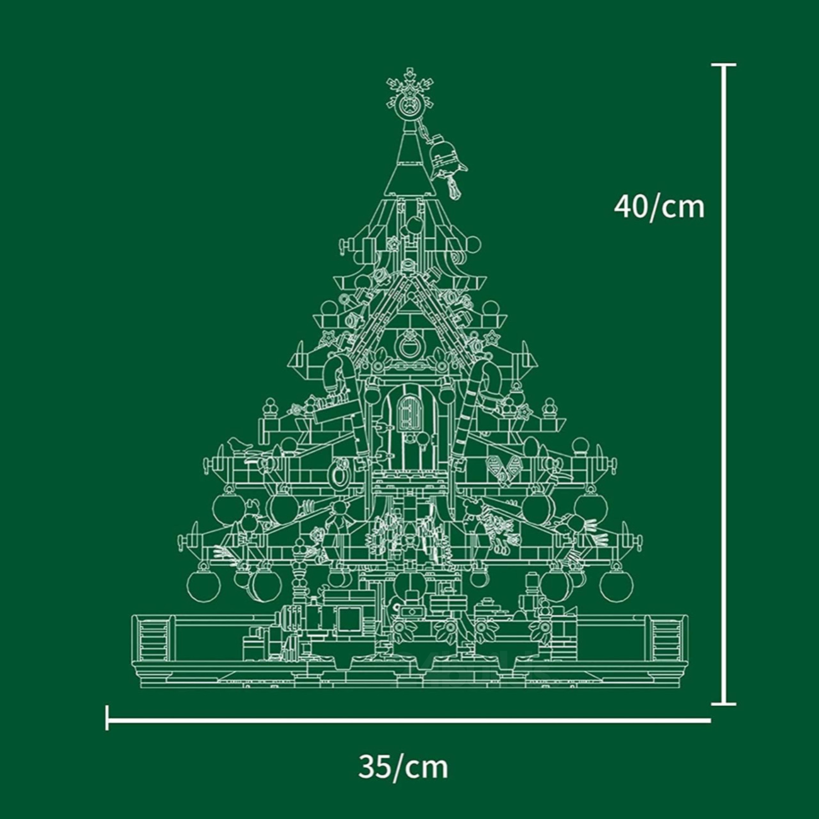 Limited Edition Christmas Tree Rollercoaster | | Block World