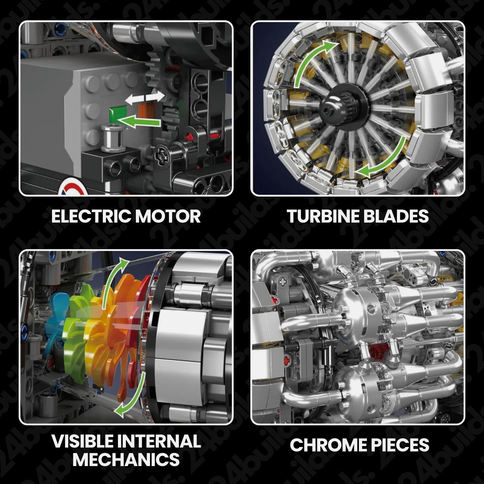 Motorised Turbojet Engine | 1214pcs