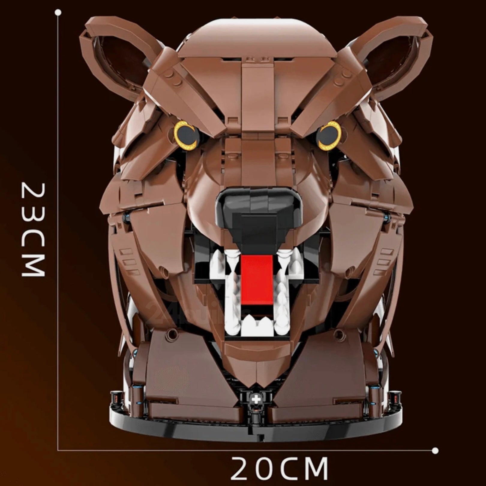 Bear Head | 1006pcs | Block World