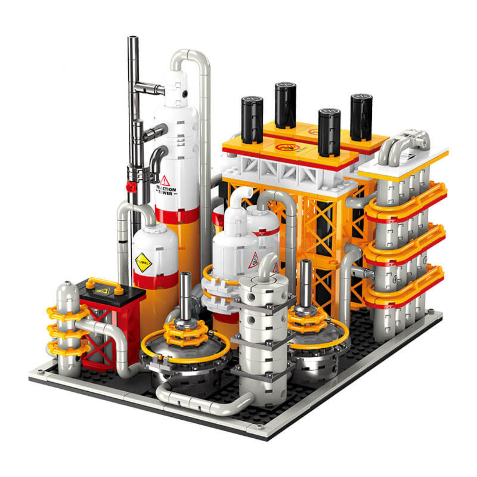 Industrial Oil Refinery Complex | 2142pcs | Block World