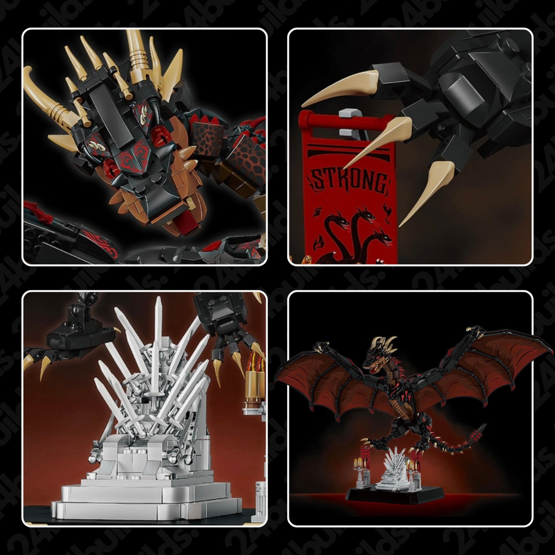 Crimson Dragon | 1690pcs | Block World