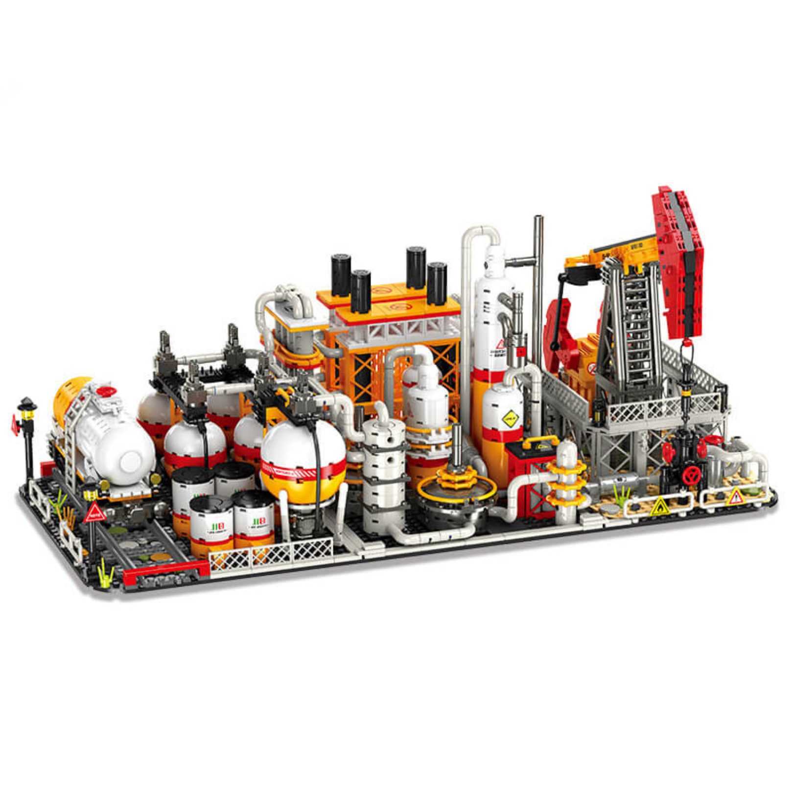 Industrial Oil Refinery Complex | 2142pcs | Block World
